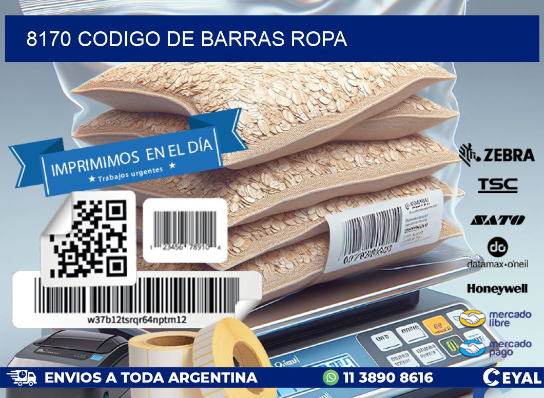 8170 CODIGO DE BARRAS ROPA