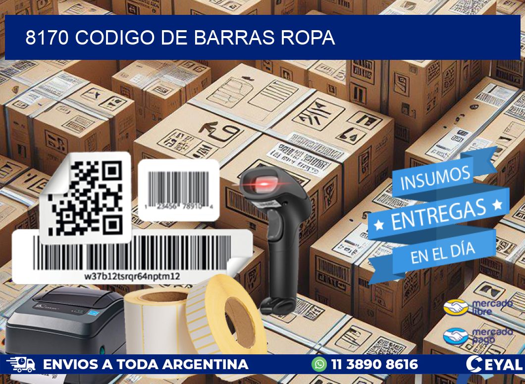 8170 CODIGO DE BARRAS ROPA