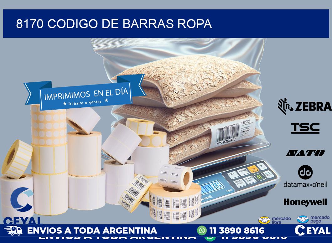 8170 CODIGO DE BARRAS ROPA