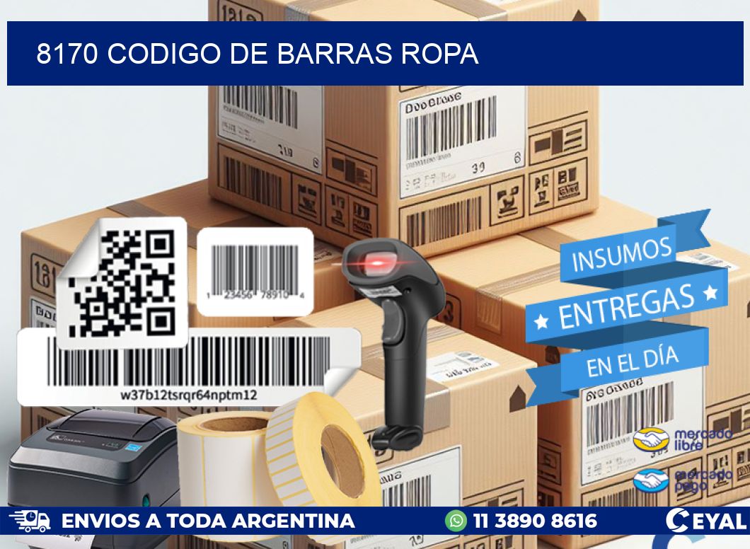 8170 CODIGO DE BARRAS ROPA