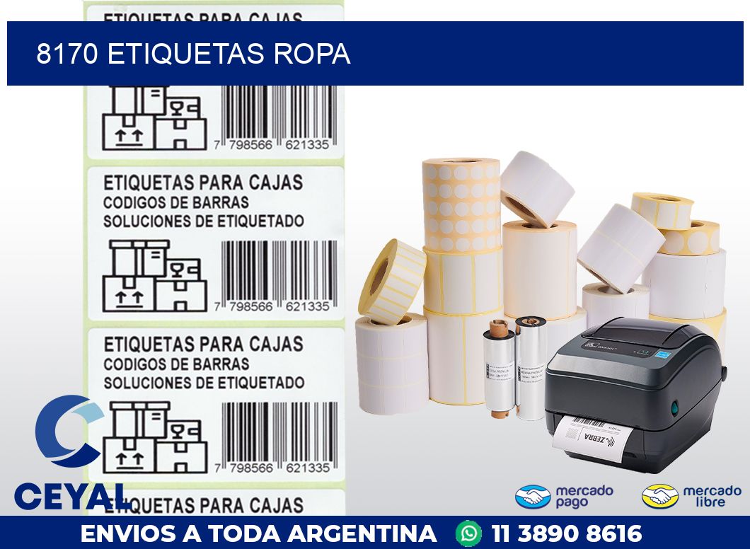 8170 ETIQUETAS ROPA