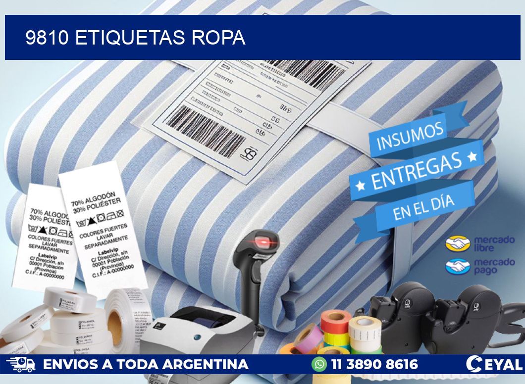 9810 ETIQUETAS ROPA