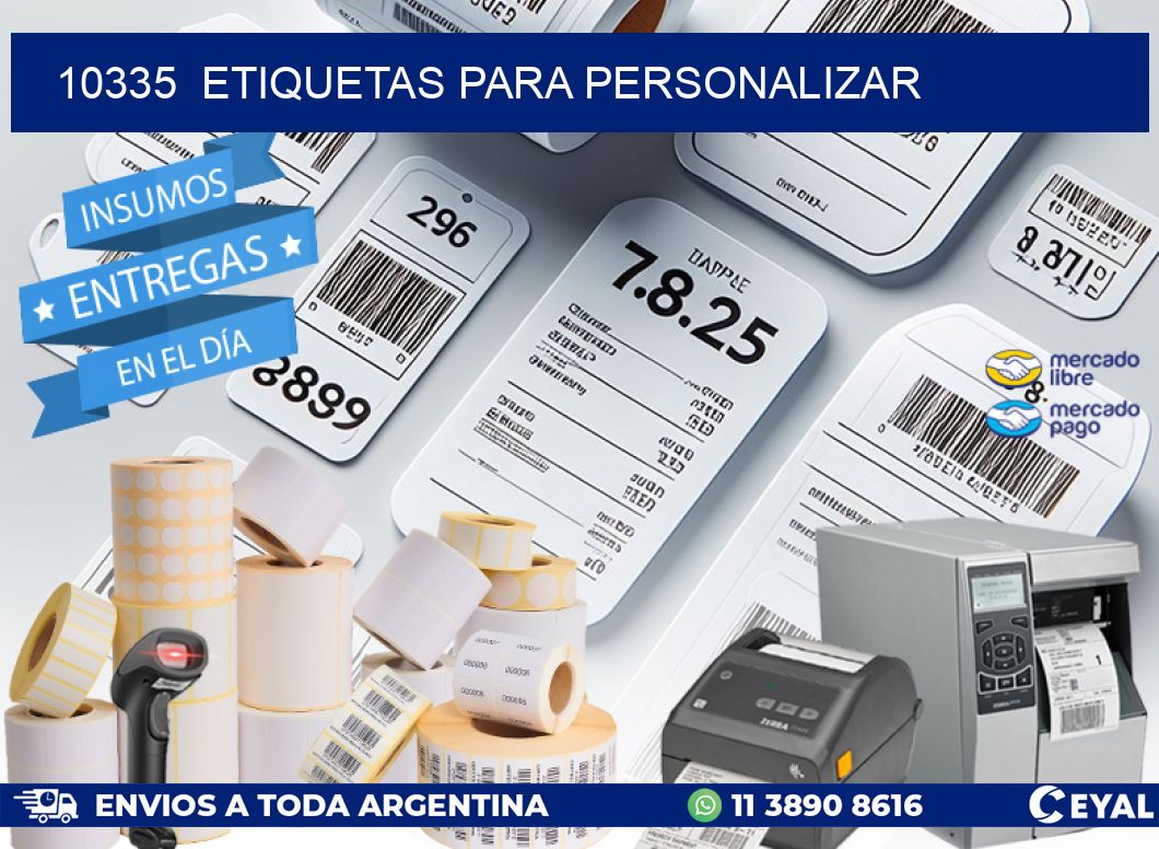 10335  ETIQUETAS PARA PERSONALIZAR