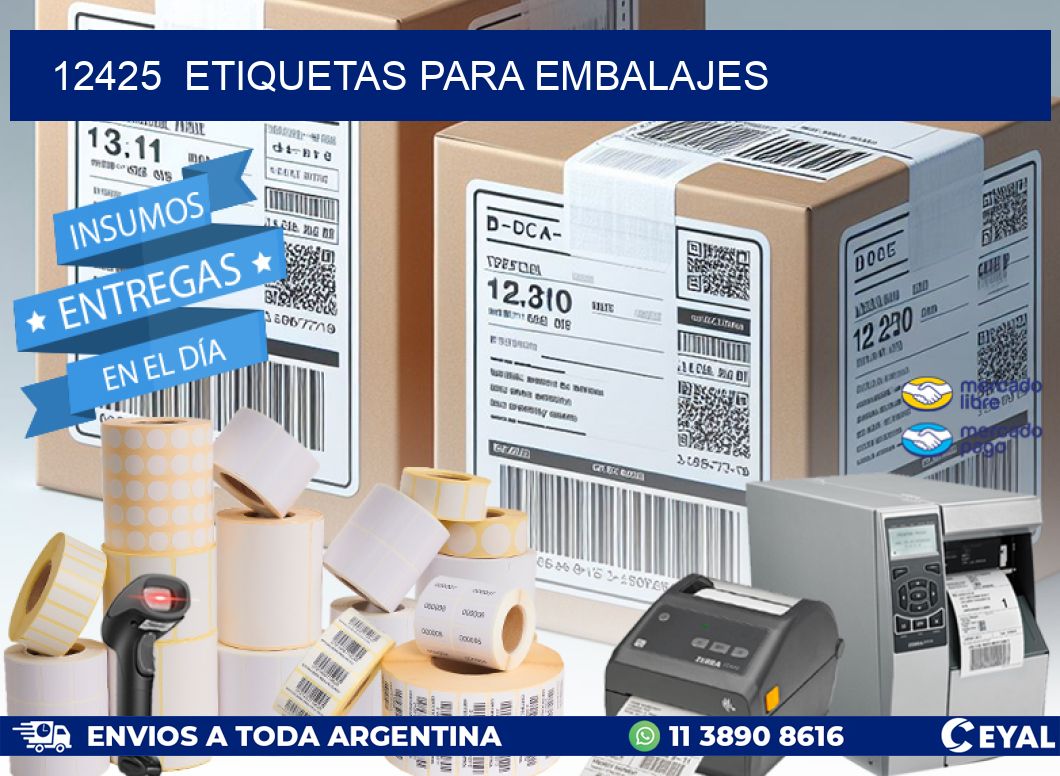 12425  ETIQUETAS PARA EMBALAJES