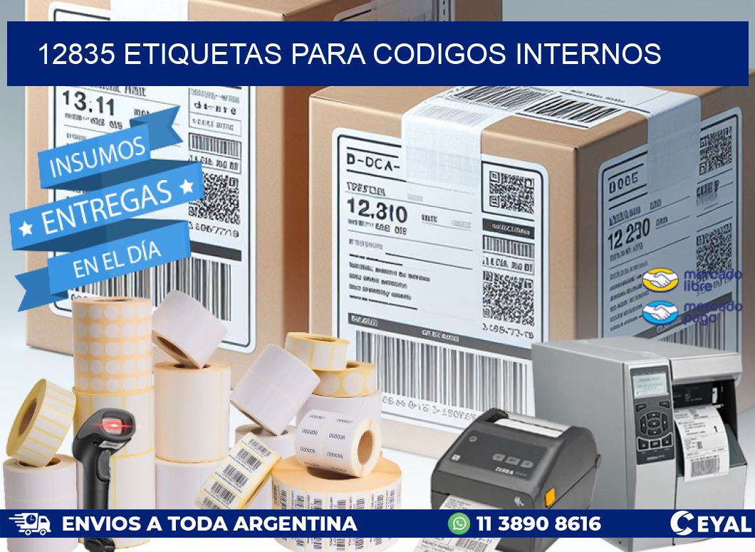 12835 ETIQUETAS PARA CODIGOS INTERNOS