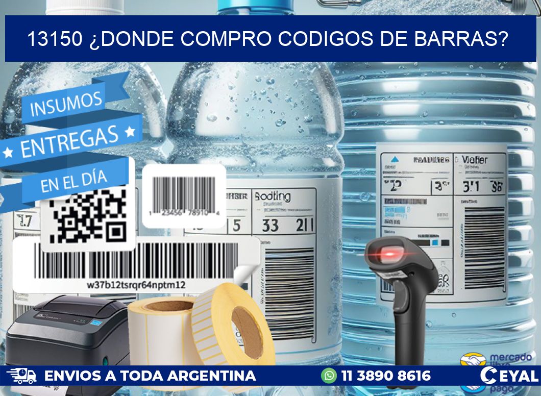 13150 ¿DONDE COMPRO CODIGOS DE BARRAS?