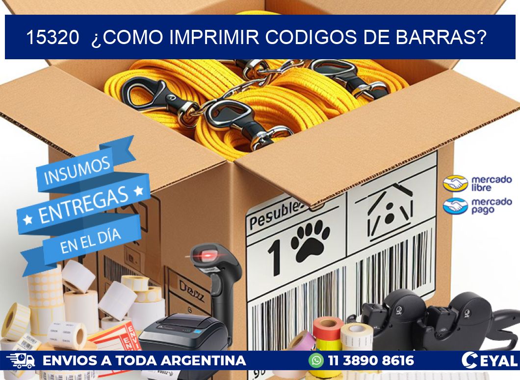 15320  ¿COMO IMPRIMIR CODIGOS DE BARRAS?