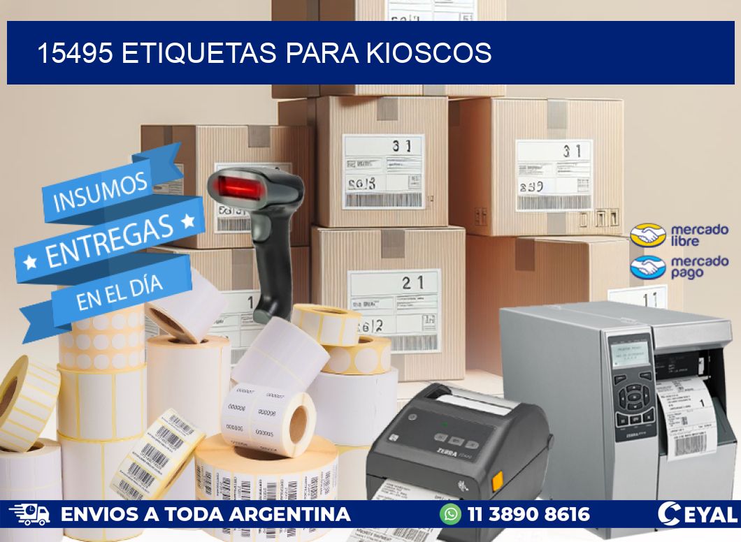 15495 ETIQUETAS PARA KIOSCOS