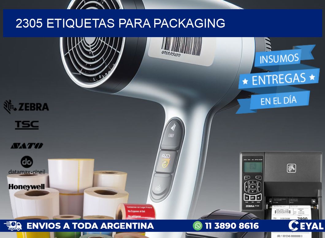 2305 ETIQUETAS PARA PACKAGING