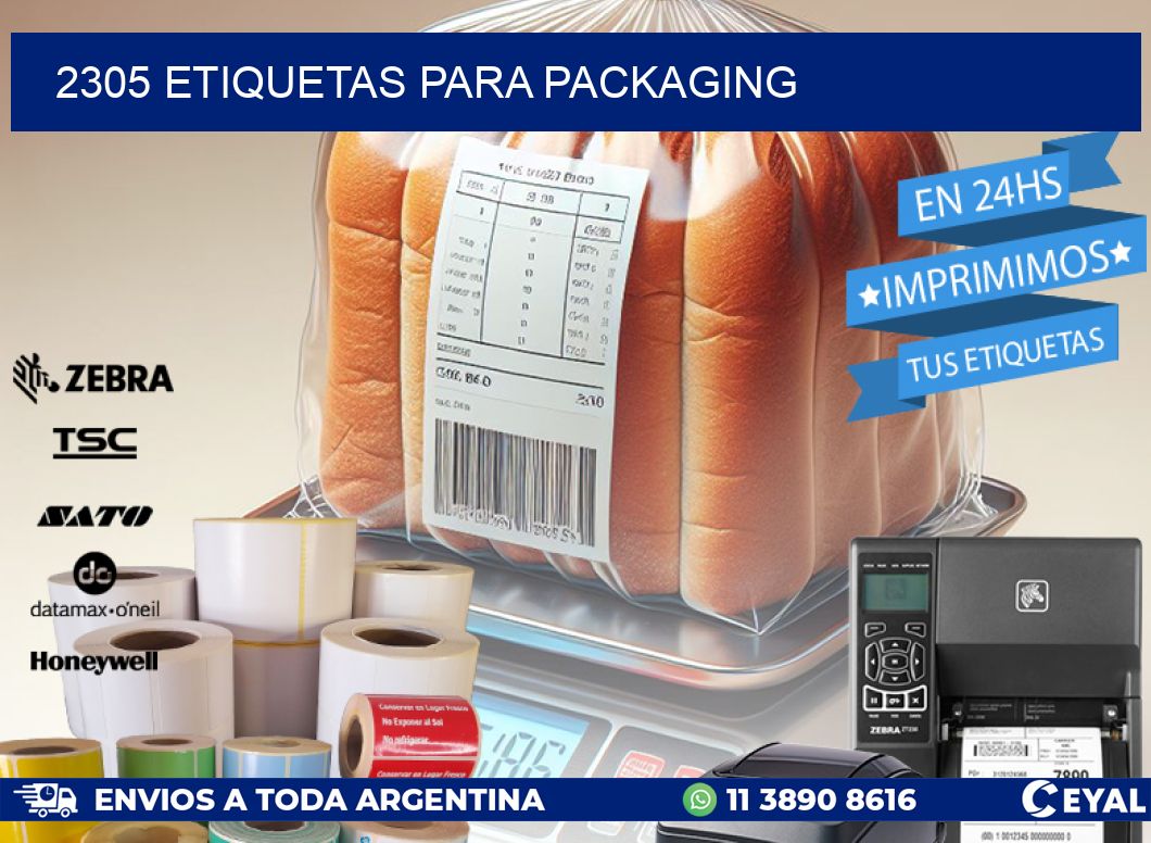 2305 ETIQUETAS PARA PACKAGING