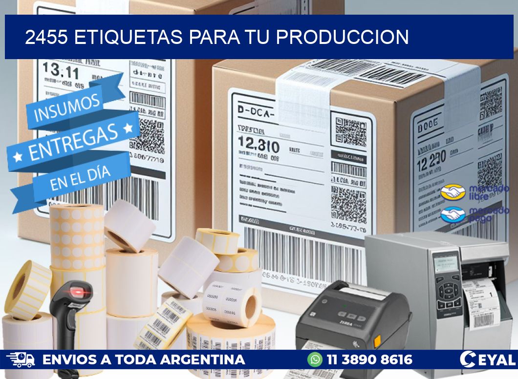 2455 ETIQUETAS PARA TU PRODUCCION