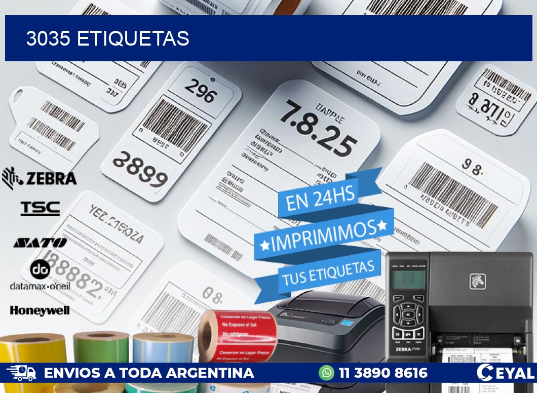 3035 ETIQUETAS