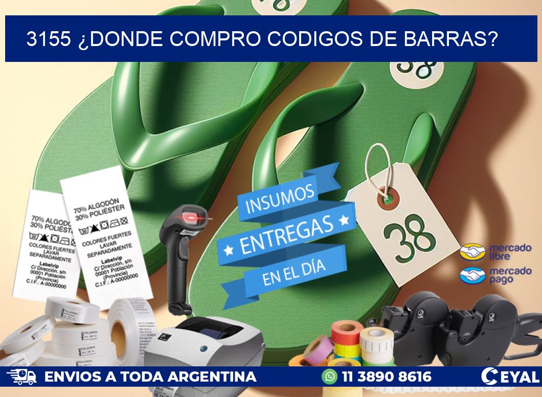 3155 ¿DONDE COMPRO CODIGOS DE BARRAS?