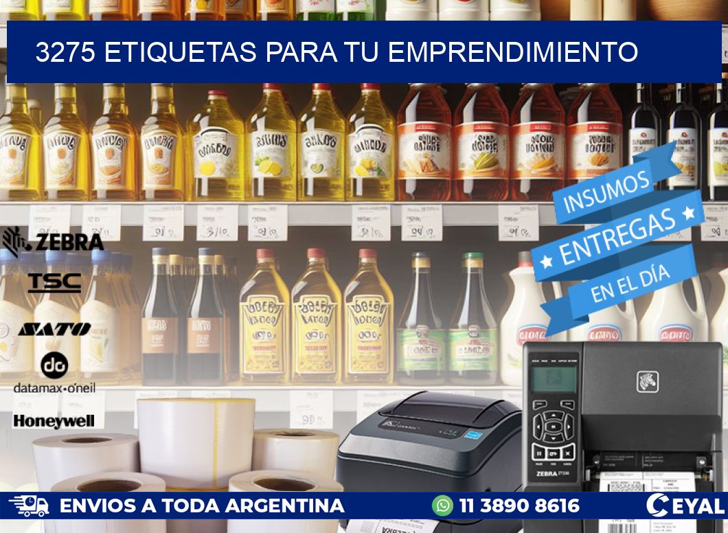 3275 ETIQUETAS PARA TU EMPRENDIMIENTO