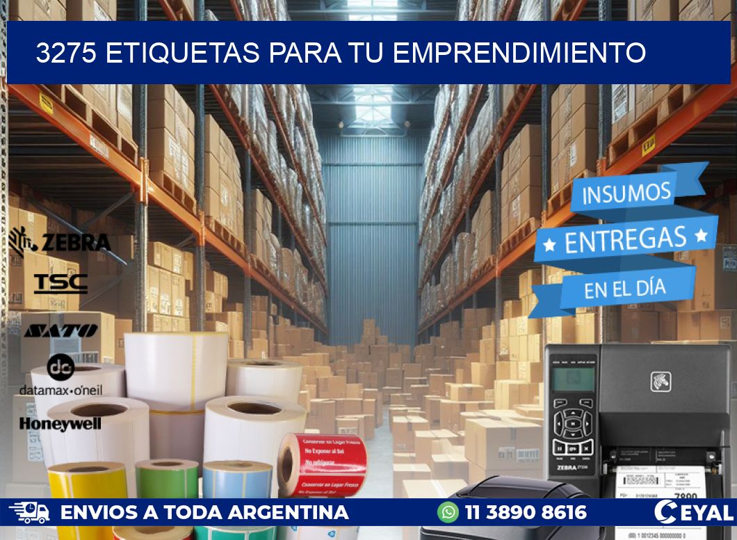 3275 ETIQUETAS PARA TU EMPRENDIMIENTO