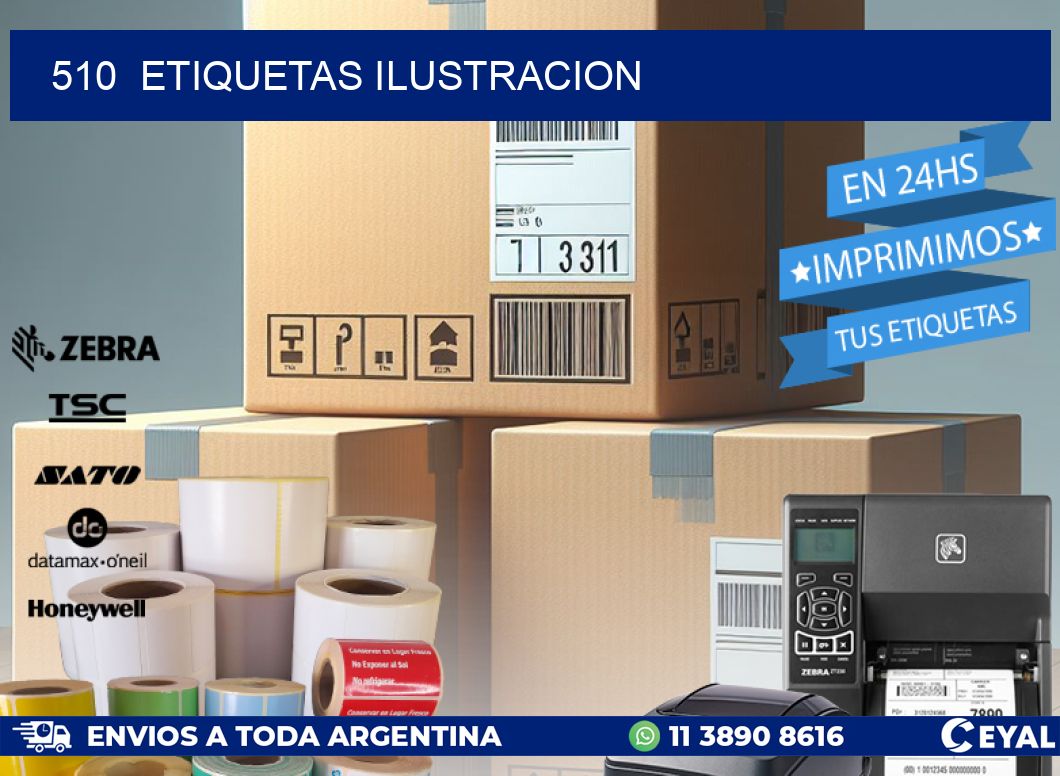 510  ETIQUETAS ILUSTRACION