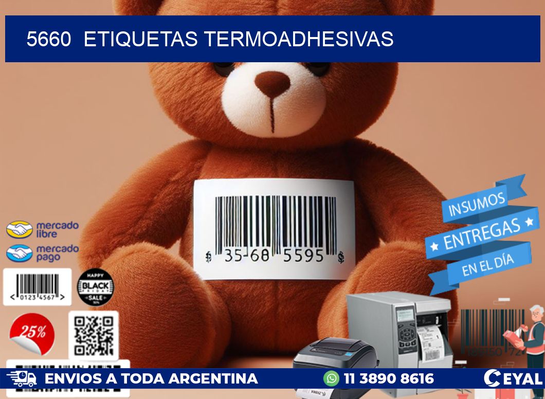 5660  ETIQUETAS TERMOADHESIVAS