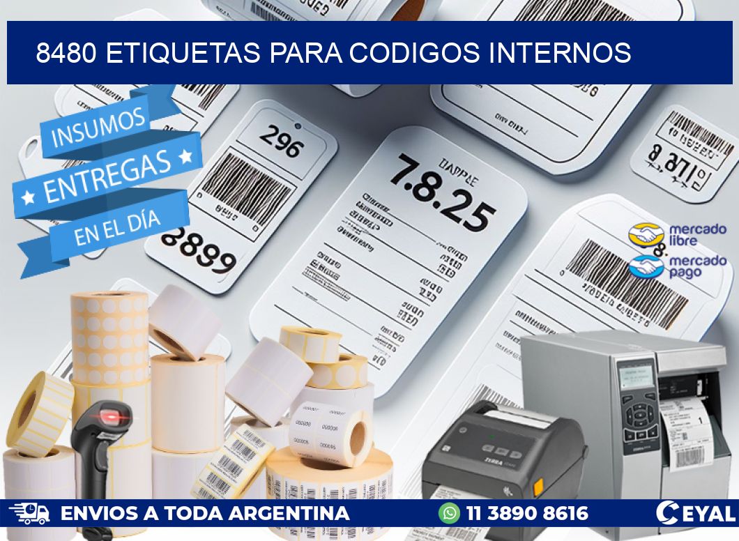 8480 ETIQUETAS PARA CODIGOS INTERNOS