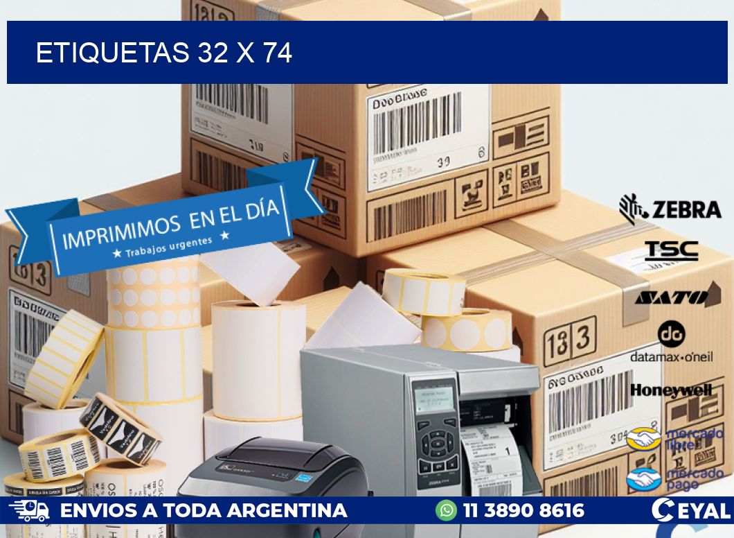 ETIQUETAS 32 x 74