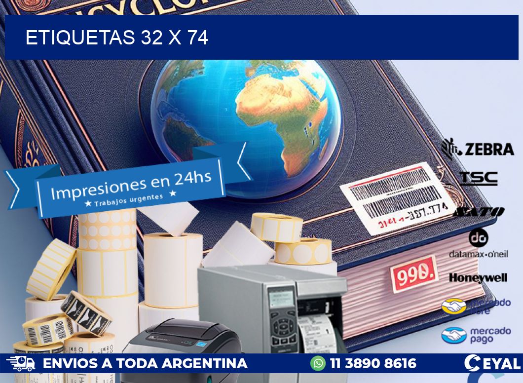 ETIQUETAS 32 x 74