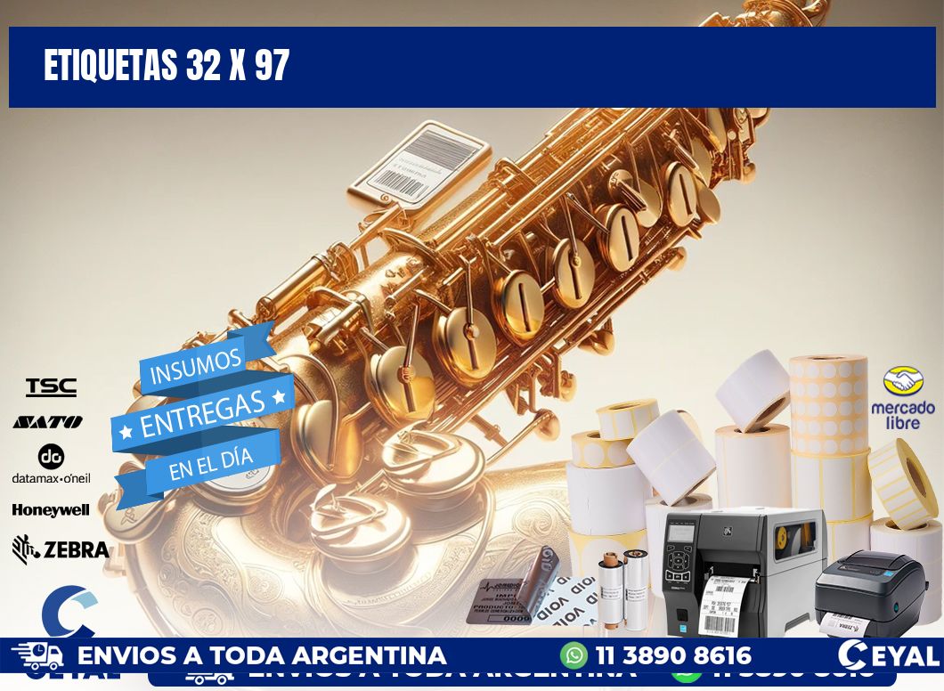 ETIQUETAS 32 x 97