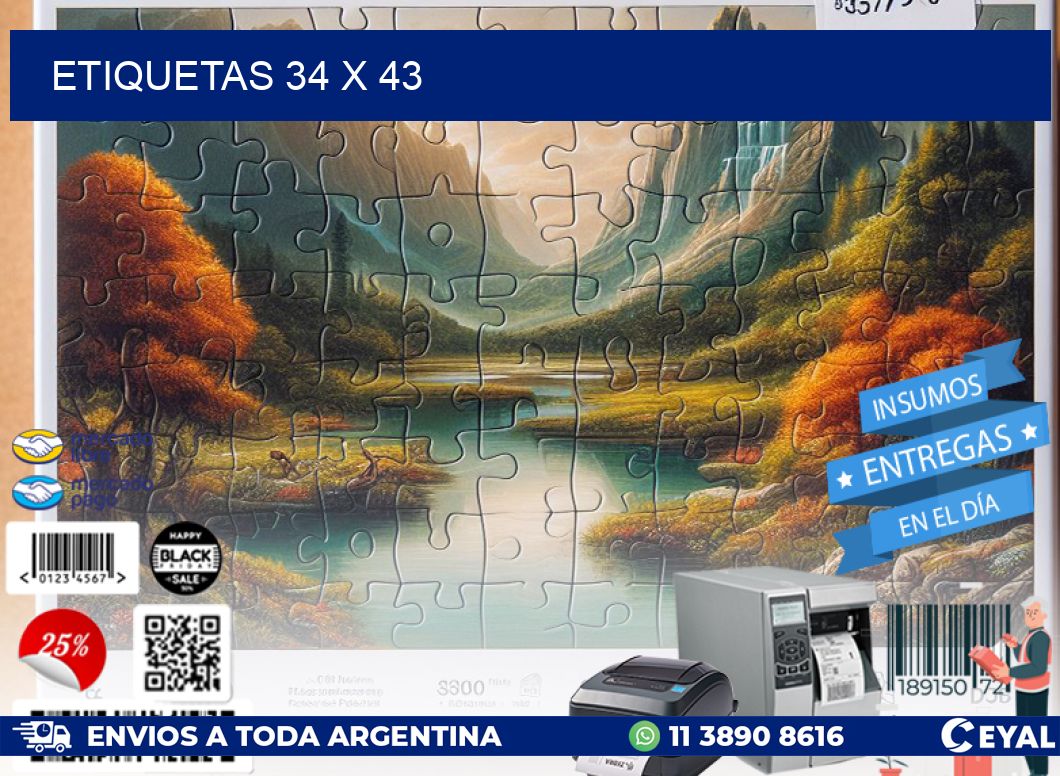 ETIQUETAS 34 x 43