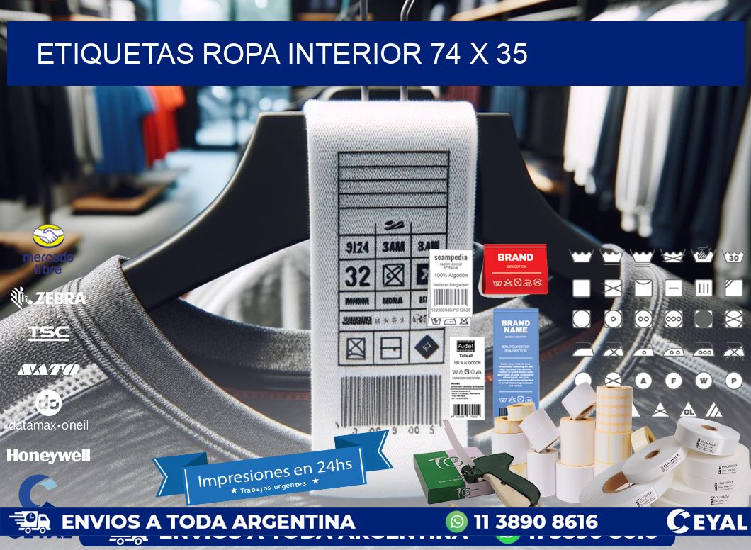 ETIQUETAS ROPA INTERIOR 74 x 35