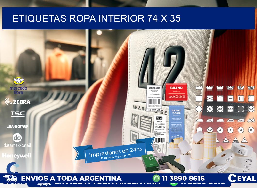 ETIQUETAS ROPA INTERIOR 74 x 35