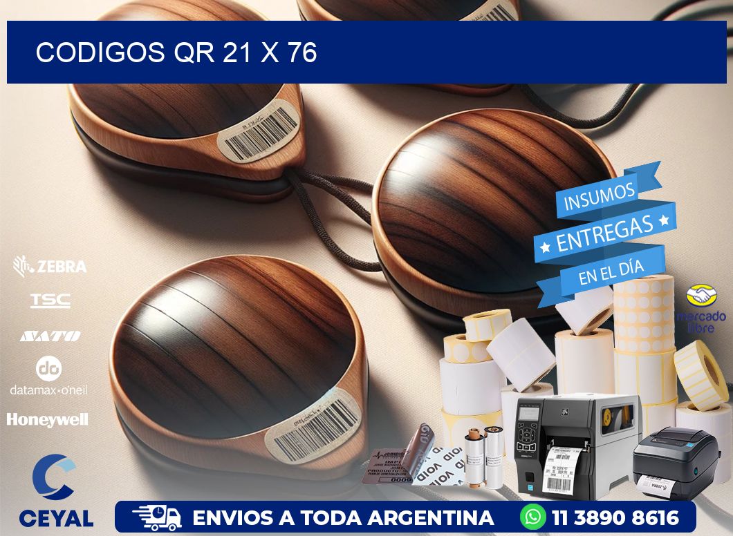 CODIGOS QR 21 x 76