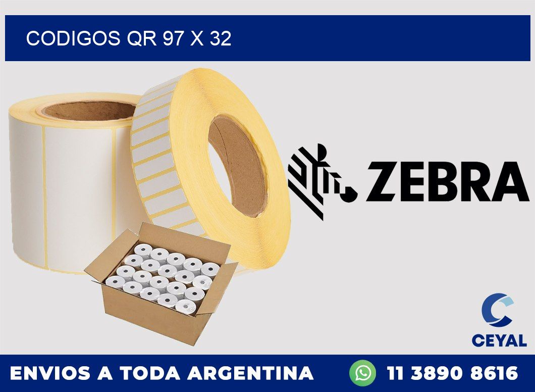 CODIGOS QR 97 x 32