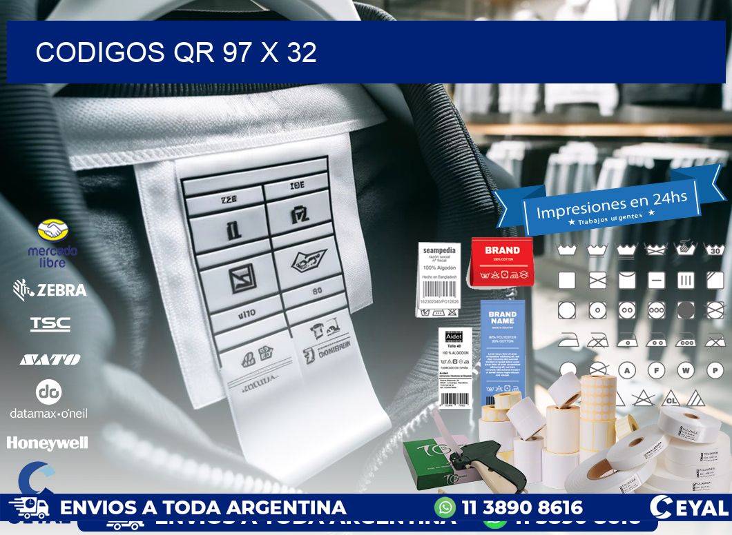 CODIGOS QR 97 x 32