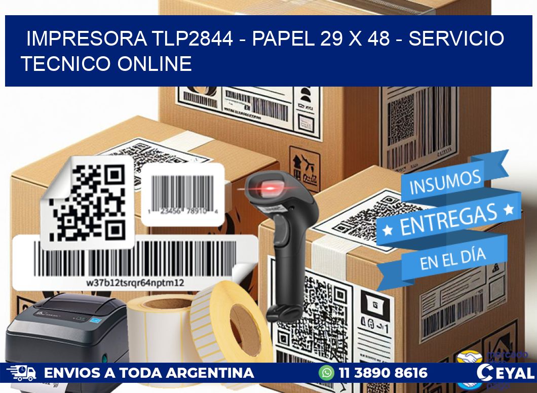 IMPRESORA TLP2844 - PAPEL 29 x 48 - SERVICIO TECNICO ONLINE