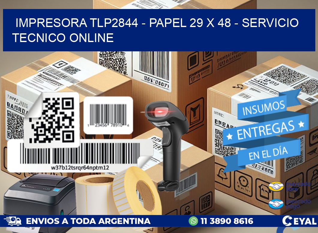 IMPRESORA TLP2844 - PAPEL 29 x 48 - SERVICIO TECNICO ONLINE