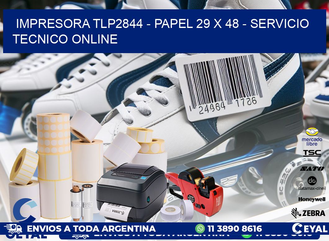 IMPRESORA TLP2844 - PAPEL 29 x 48 - SERVICIO TECNICO ONLINE