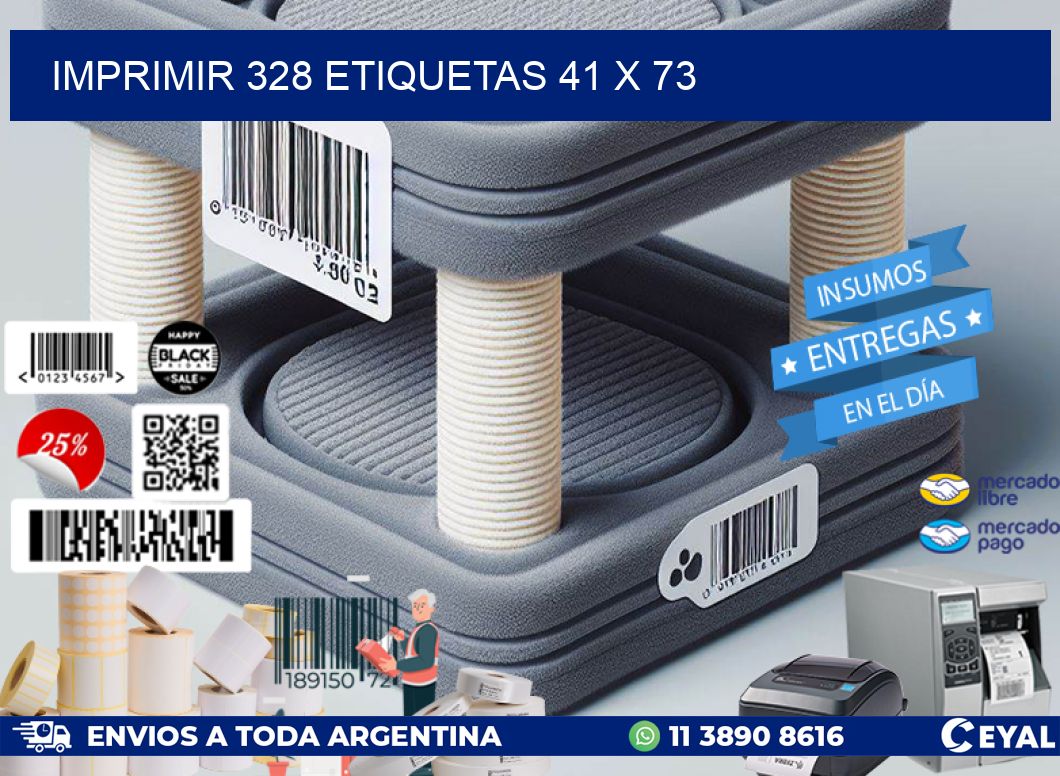 IMPRIMIR 328 ETIQUETAS 41 x 73