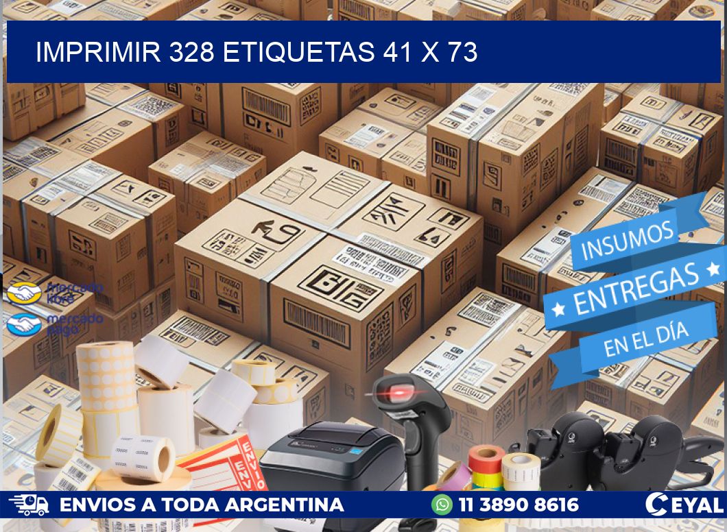 IMPRIMIR 328 ETIQUETAS 41 x 73