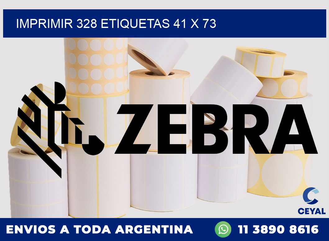 IMPRIMIR 328 ETIQUETAS 41 x 73