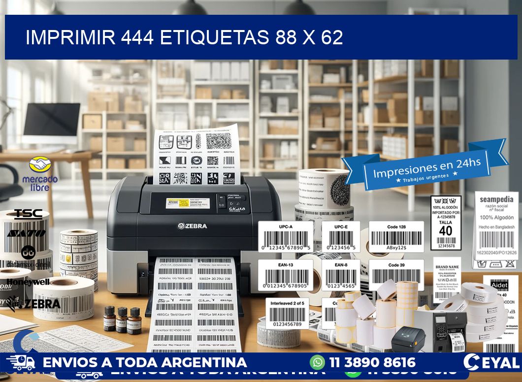 IMPRIMIR 444 ETIQUETAS 88 x 62