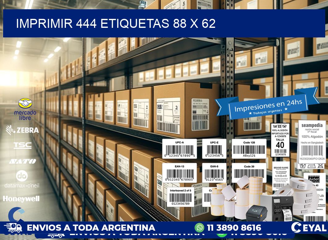 IMPRIMIR 444 ETIQUETAS 88 x 62