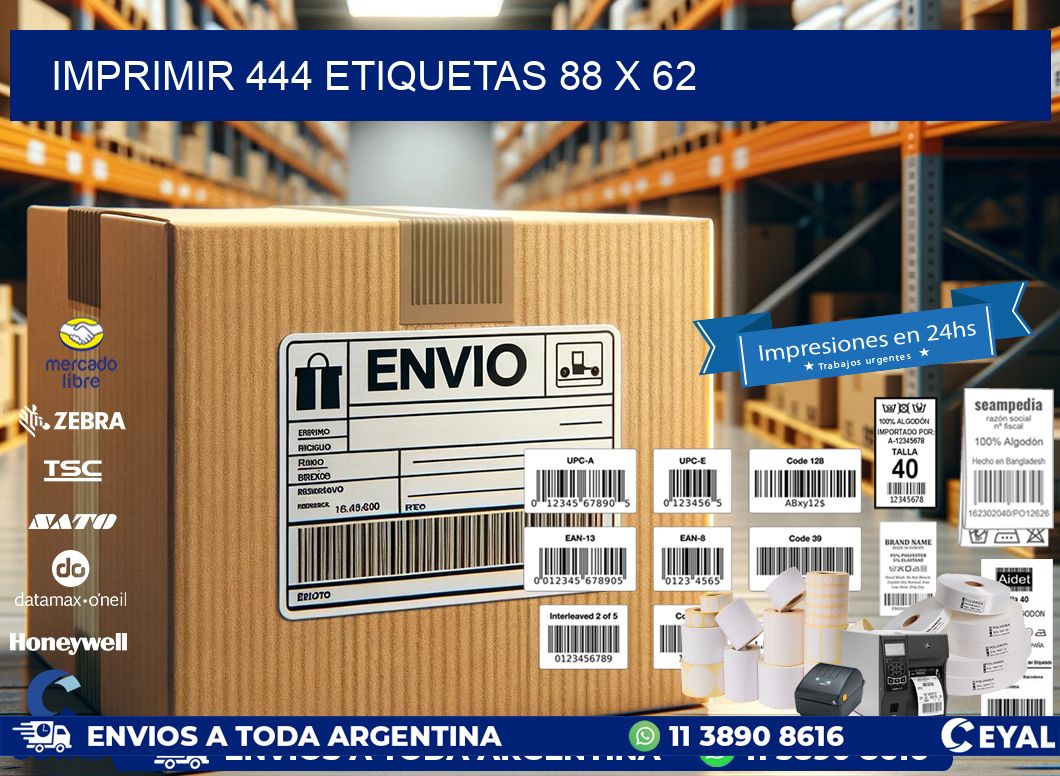 IMPRIMIR 444 ETIQUETAS 88 x 62