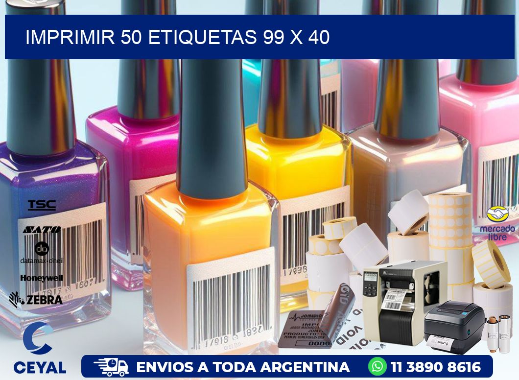 IMPRIMIR 50 ETIQUETAS 99 x 40