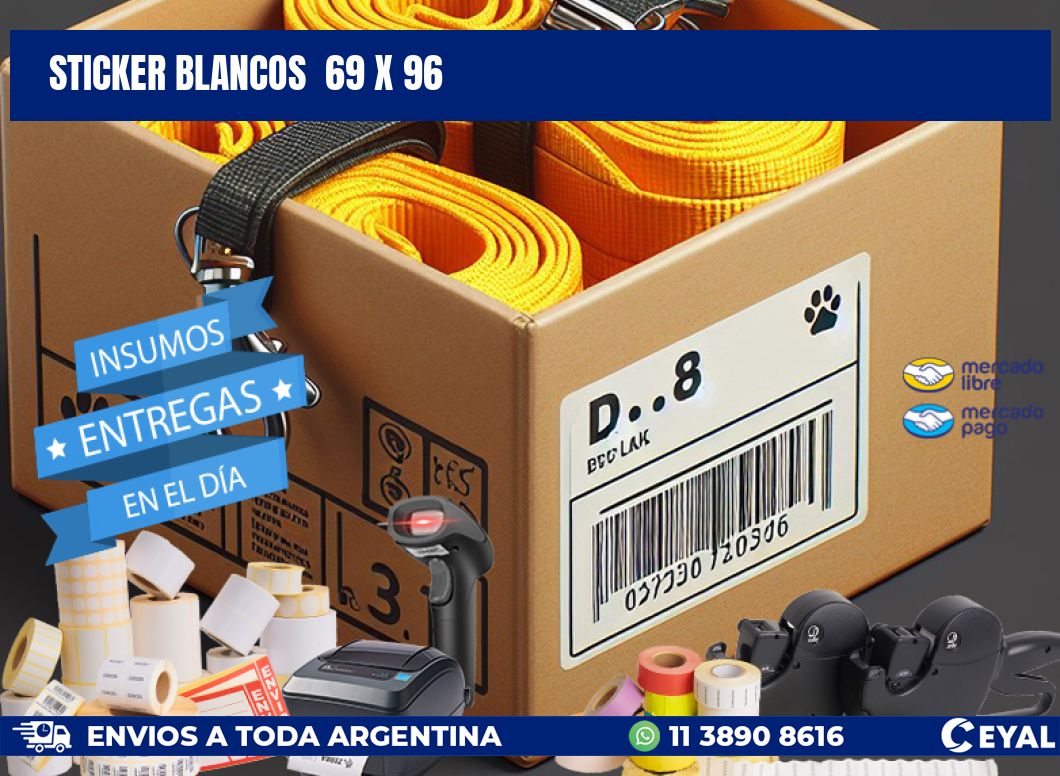 STICKER BLANCOS  69 x 96