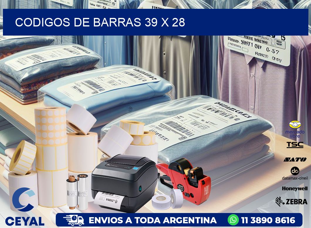 codigos de barras 39 x 28