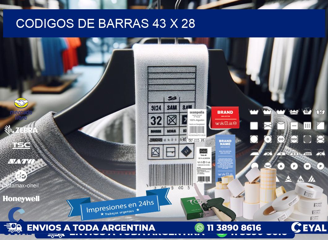 codigos de barras 43 x 28