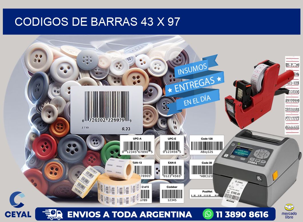 codigos de barras 43 x 97