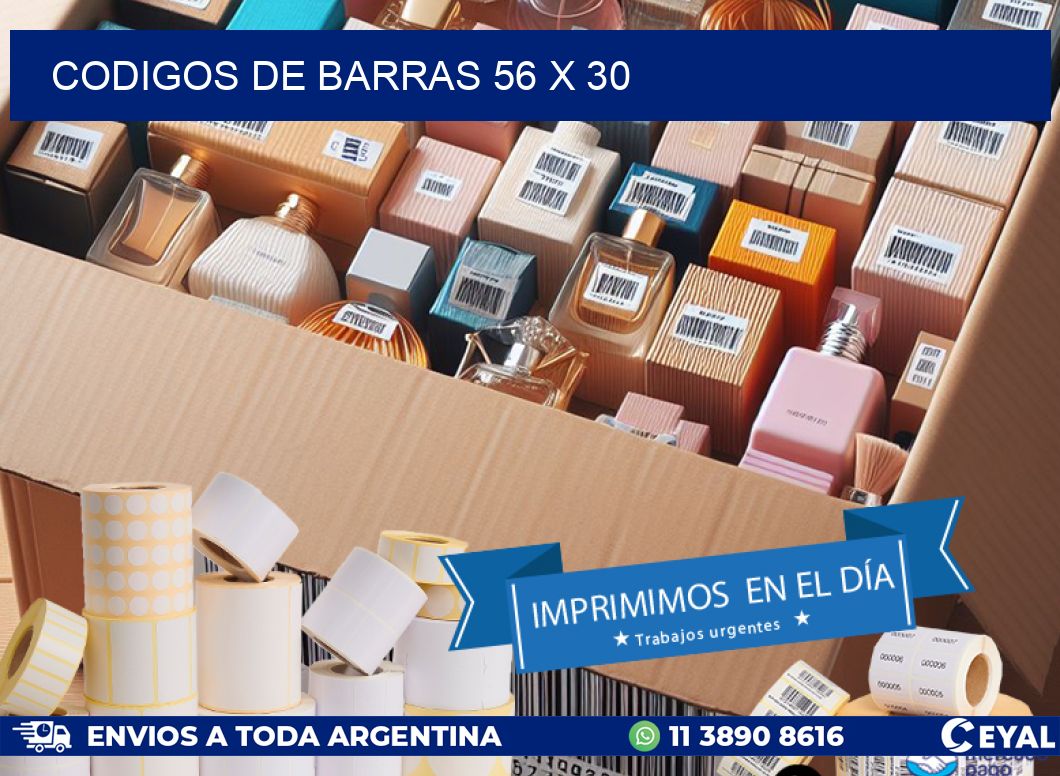 codigos de barras 56 x 30