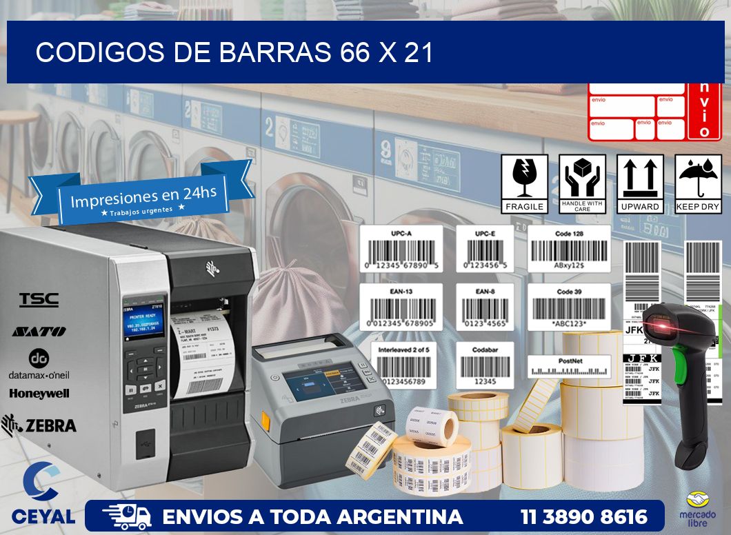 codigos de barras 66 x 21