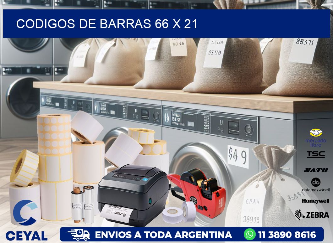 codigos de barras 66 x 21