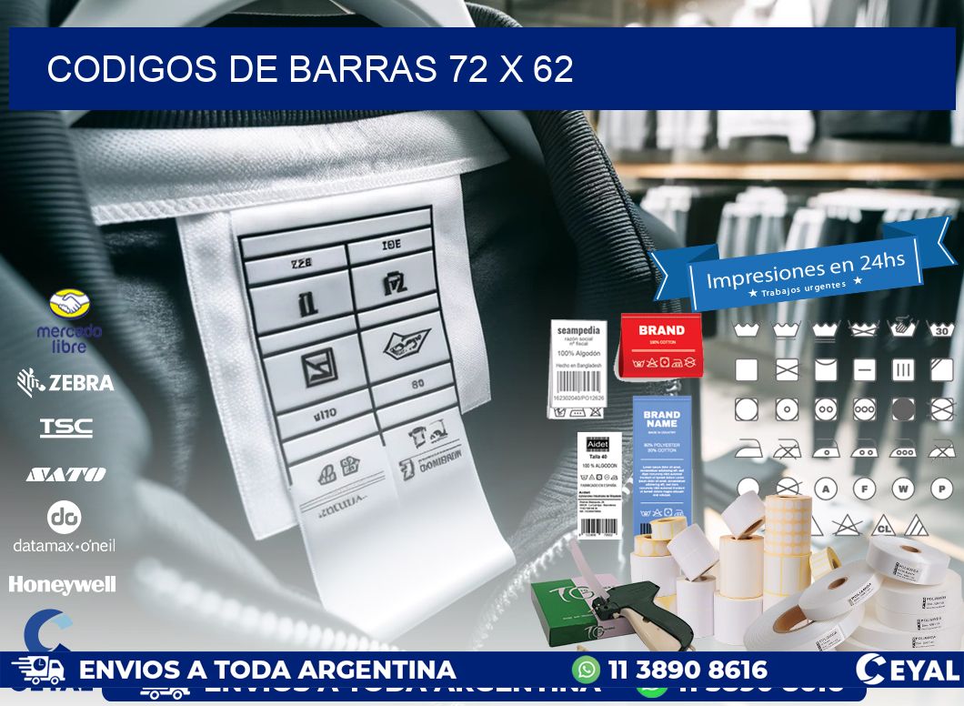 codigos de barras 72 x 62