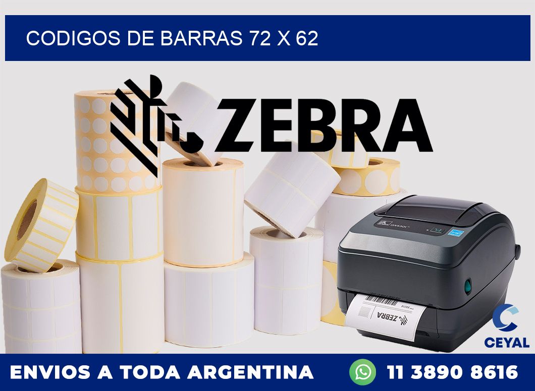 codigos de barras 72 x 62